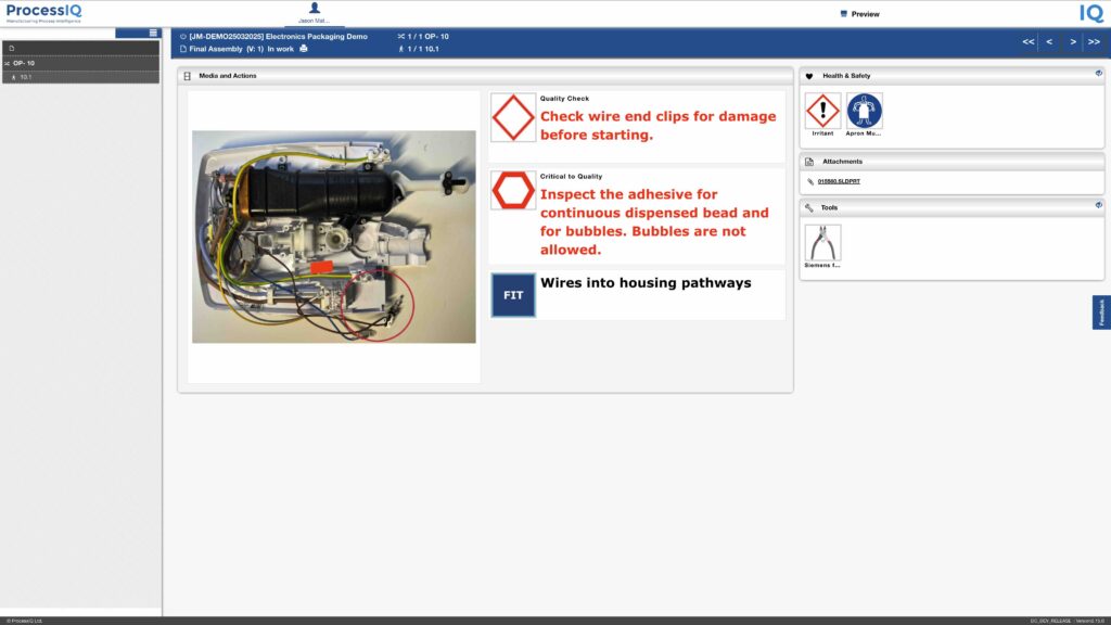 Eradicate paper from your shop floor wtih electronic work instructions