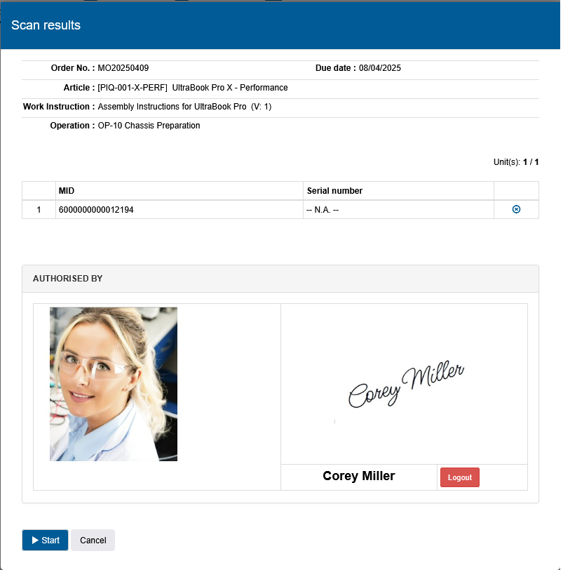 Digital quality ensuring compliance and provides electronic records.