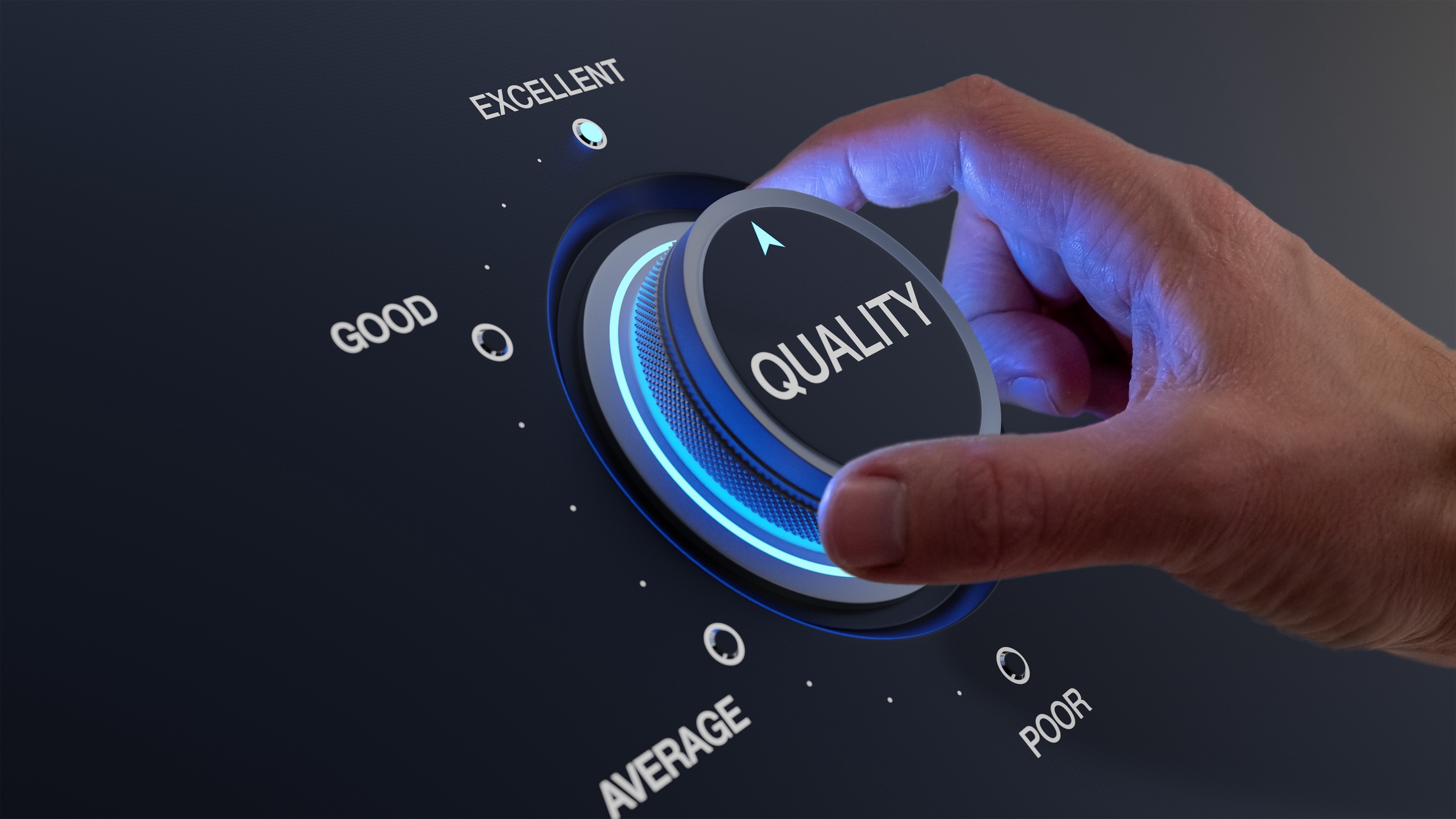 Selecting excellent quality to increase customer satisfaction. Quality assurance management and control for products